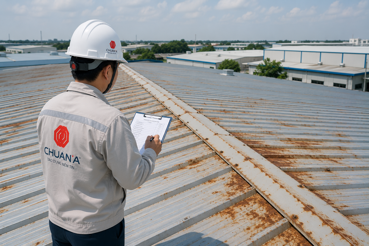 Mái tôn nhà xưởng bị rỉ sét: Nguyên nhân, cách xử lý và phòng ngừa