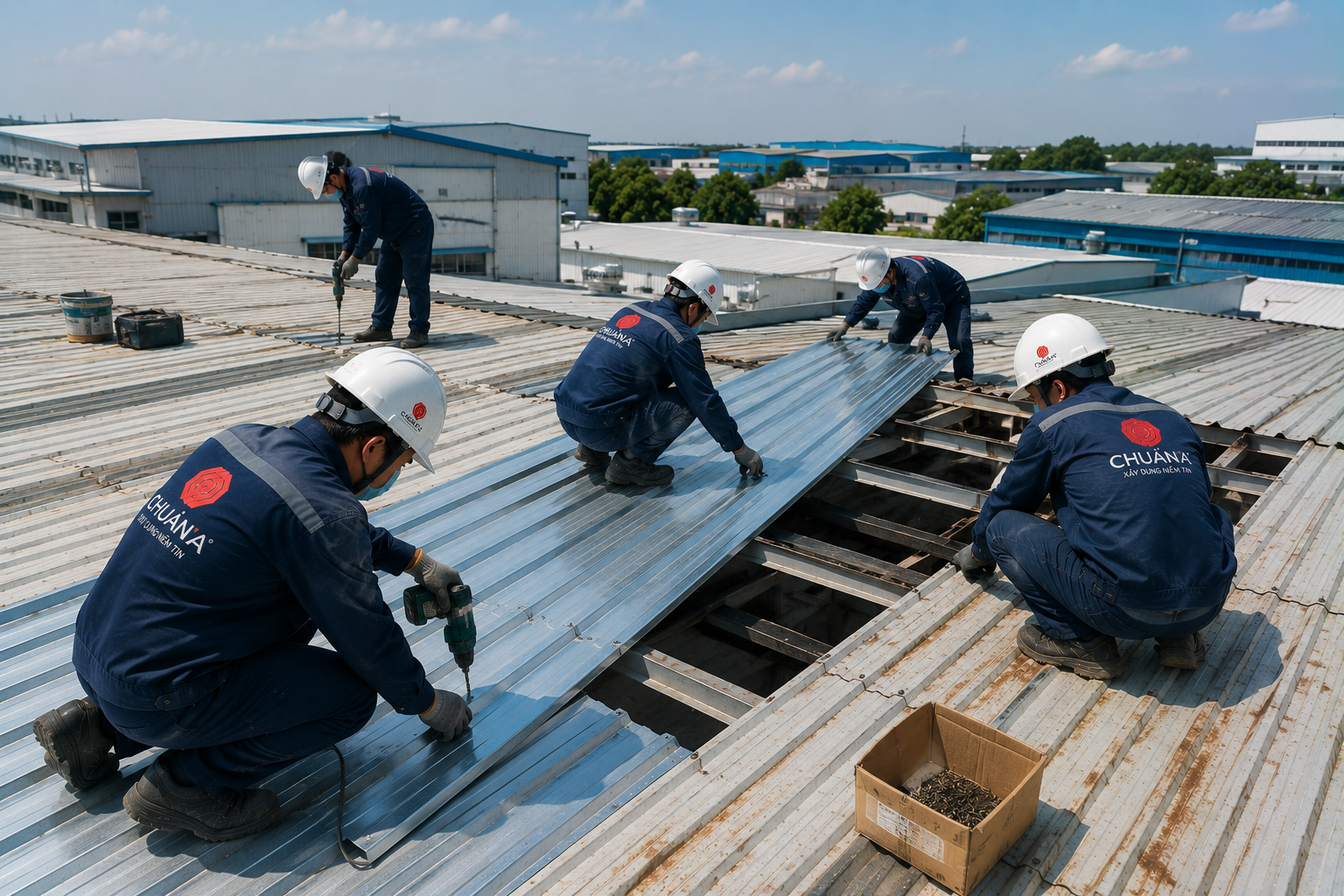 Nên sửa chữa hay thay tôn nhà xưởng Cách đánh giá trước khi quyết định