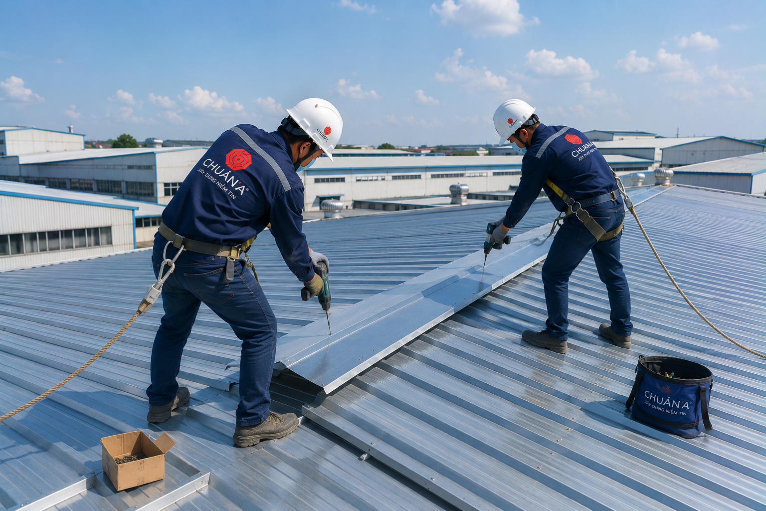 Chống dột mái tôn nhà xưởng Nguyên nhân và phương pháp xử lý