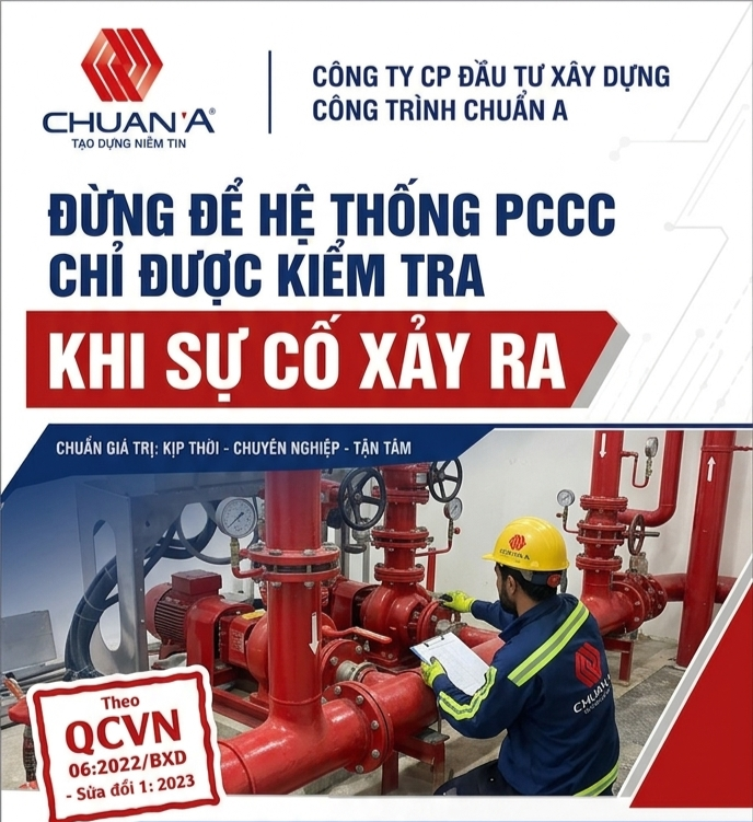 Đừng để hệ thống PCCC chỉ được kiểm tra khi sự cố xảy ra.