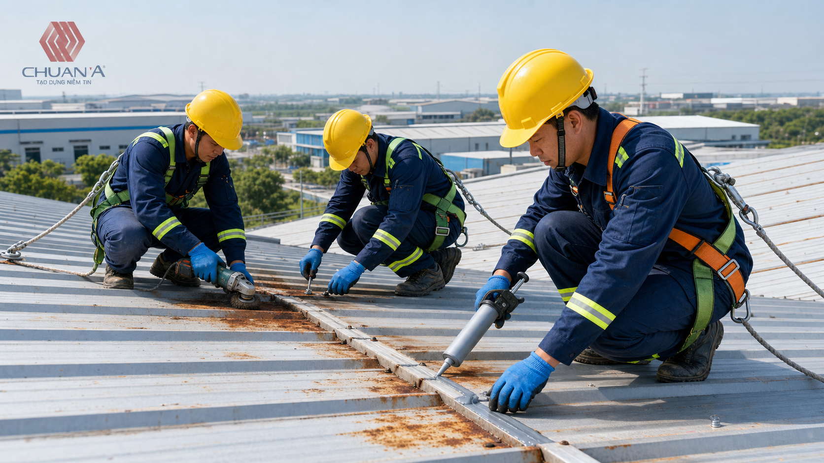 Bảo Trì Mái Tôn Nhà Xưởng Đồng Nai Bị Dột, Rỉ Sét