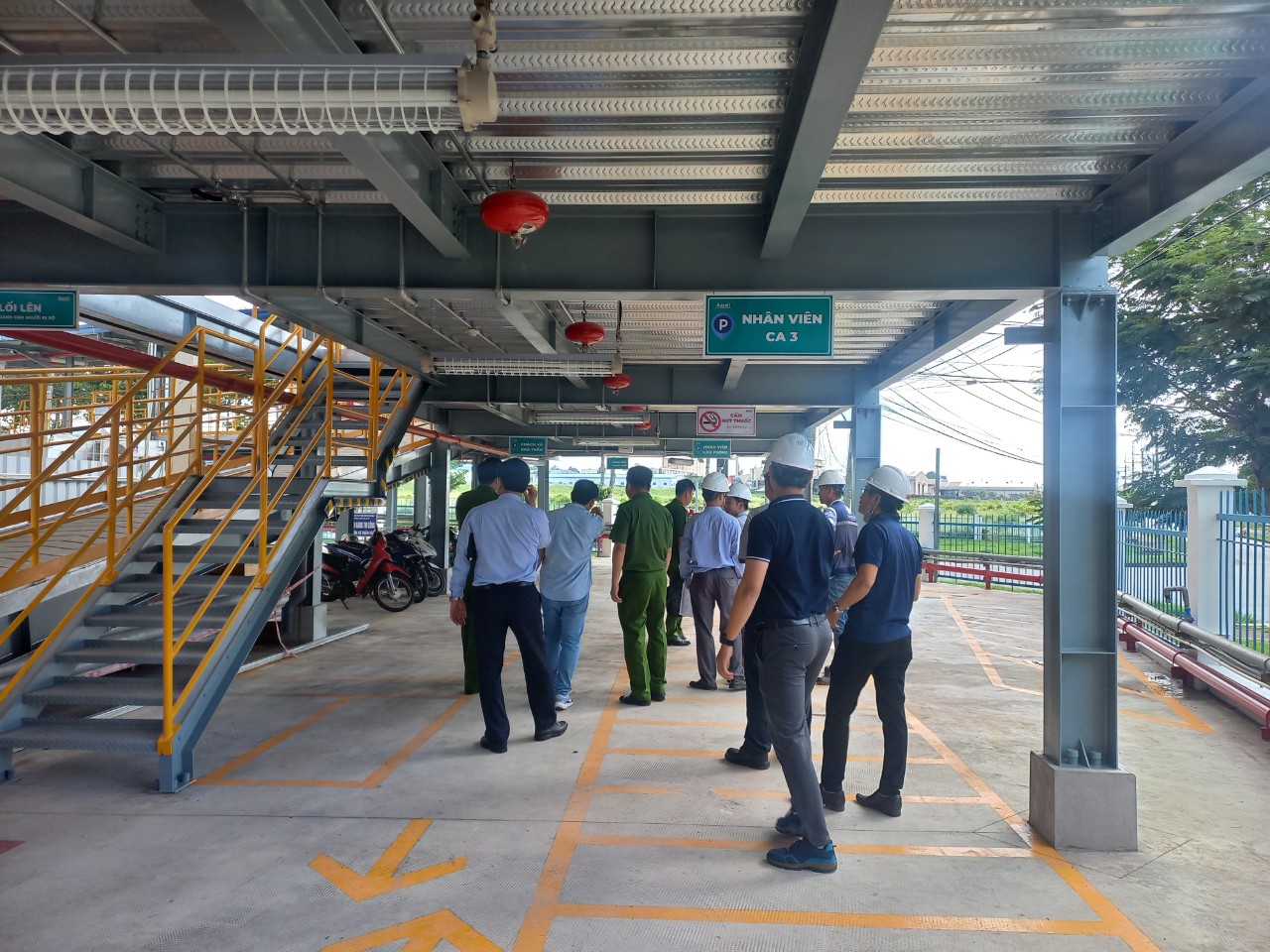 NGHIỆM THU PCCC DỰ ÁN NHÀ XE TẠI CÔNG TY ANSELL LONG THÀNH